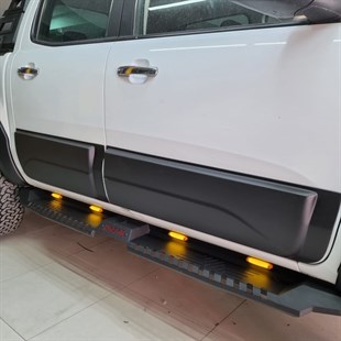 Volkswagen Amarok Yan Basamak (2010+ Led Işıklı Off Road Yan Basamak V2) - DAKAR