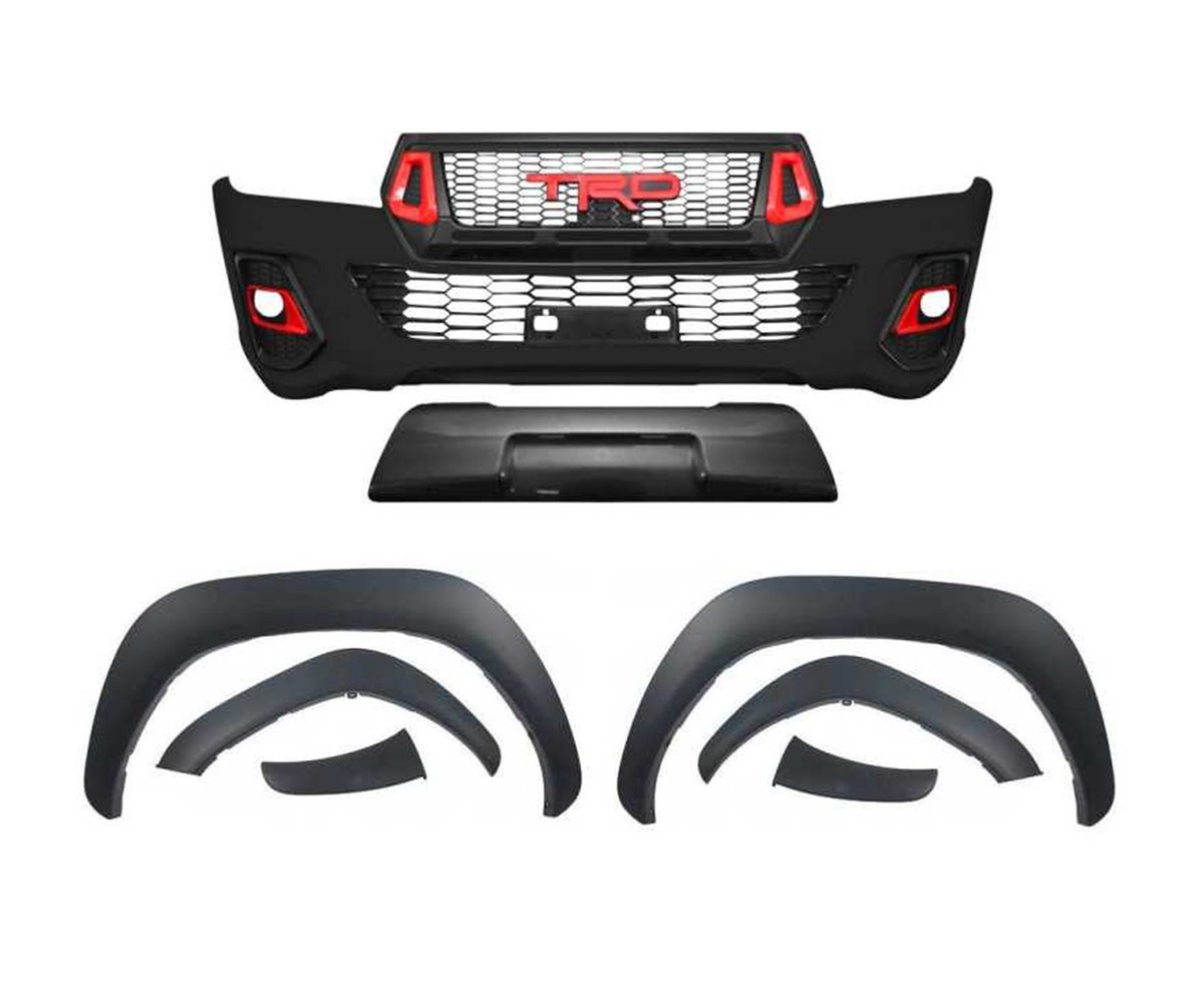  Toyota Hilux Revo Rocco Trd Body Kit (Panjur-Tampon-Dodik Seti 2016+)