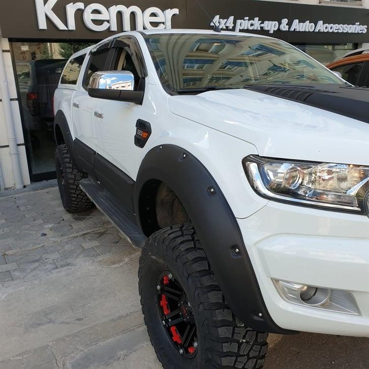 Ford Ranger Dodik Çamurluk Kaplama Seti Safari Civatalı