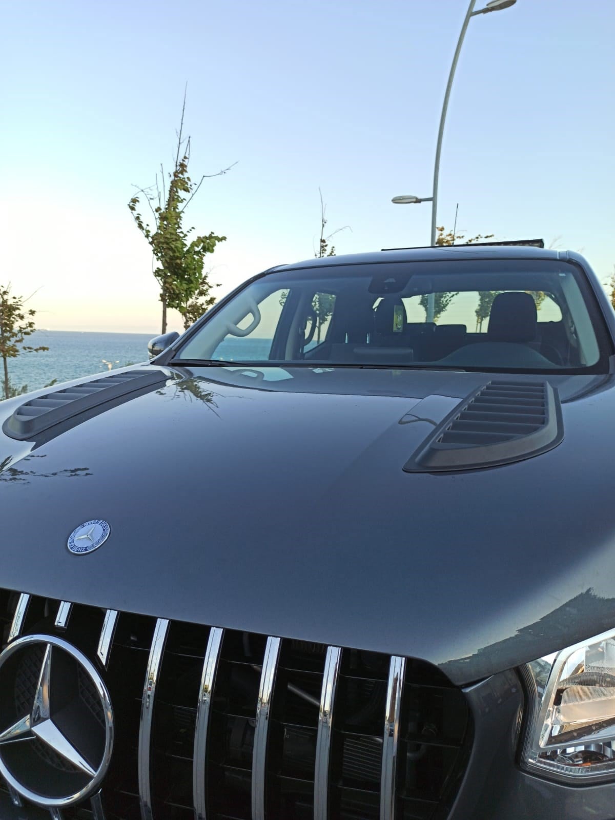 Mercedes X Class Kaput Koruma Scoop 1.sınıf ABS Plastik