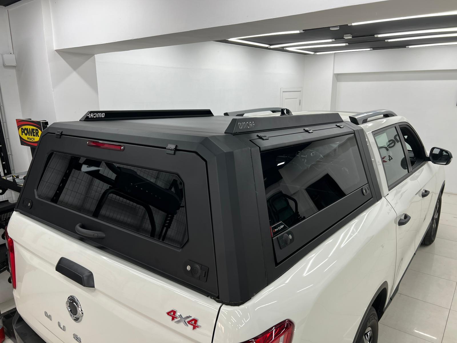SsangYong Musso Grand Paslanmaz Camlı Metal Kabin