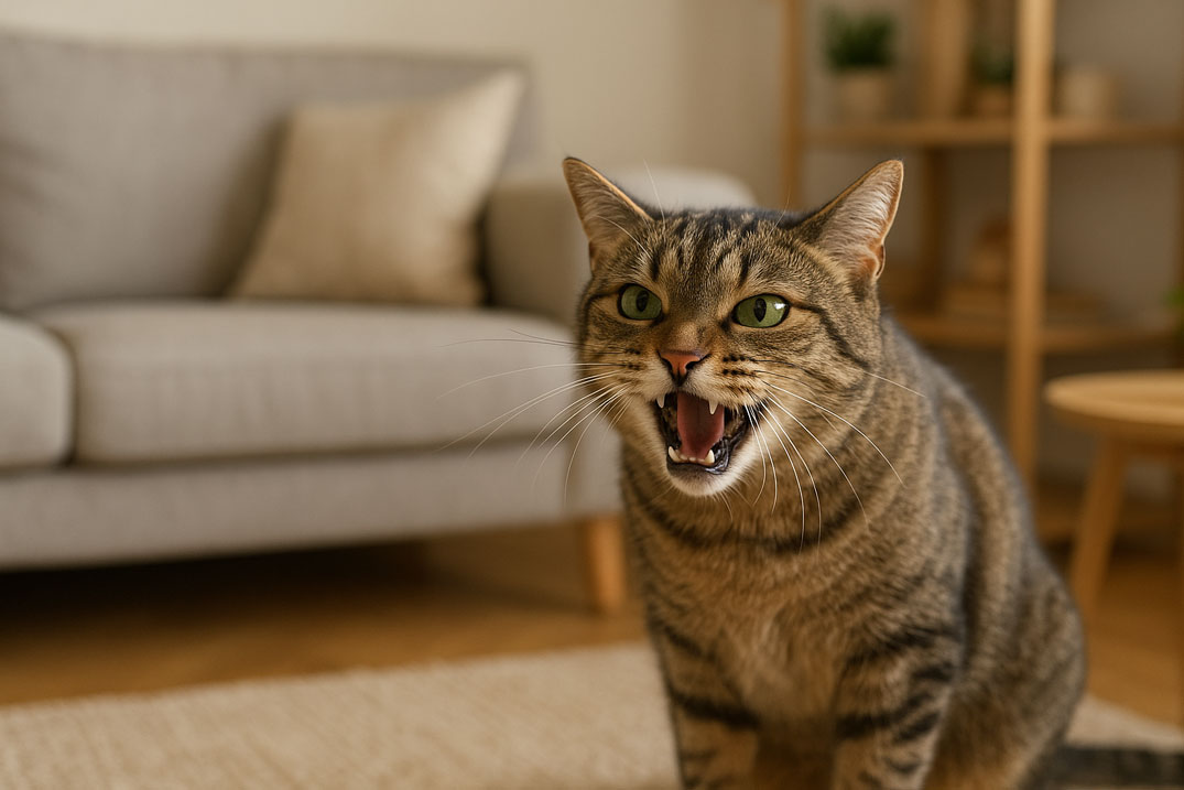 Kediler Neden Hırlıyor ya da Tıslıyor?