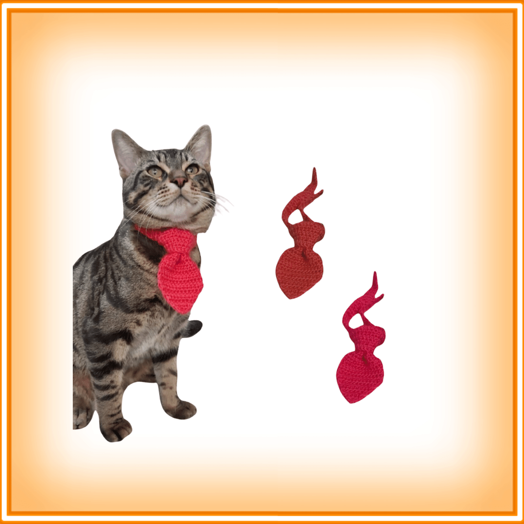 ÖRGÜ KEDİ KRAVATI 