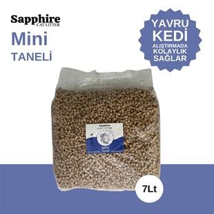 Sapphire Mini Topaklanan Tozsuz İnce Taneli Kedi Kumu 7 Lt