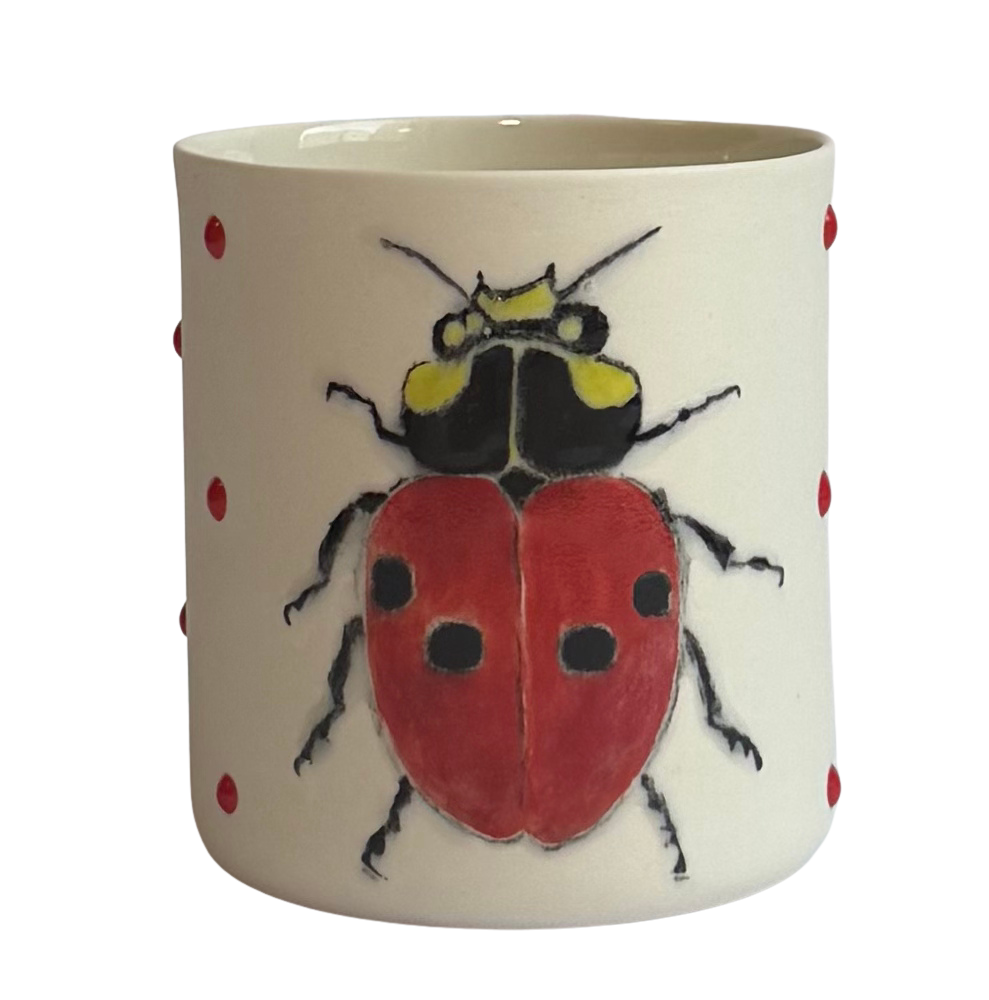 GAIA-LADY BUG/LARGE PORSELEN BARDAK