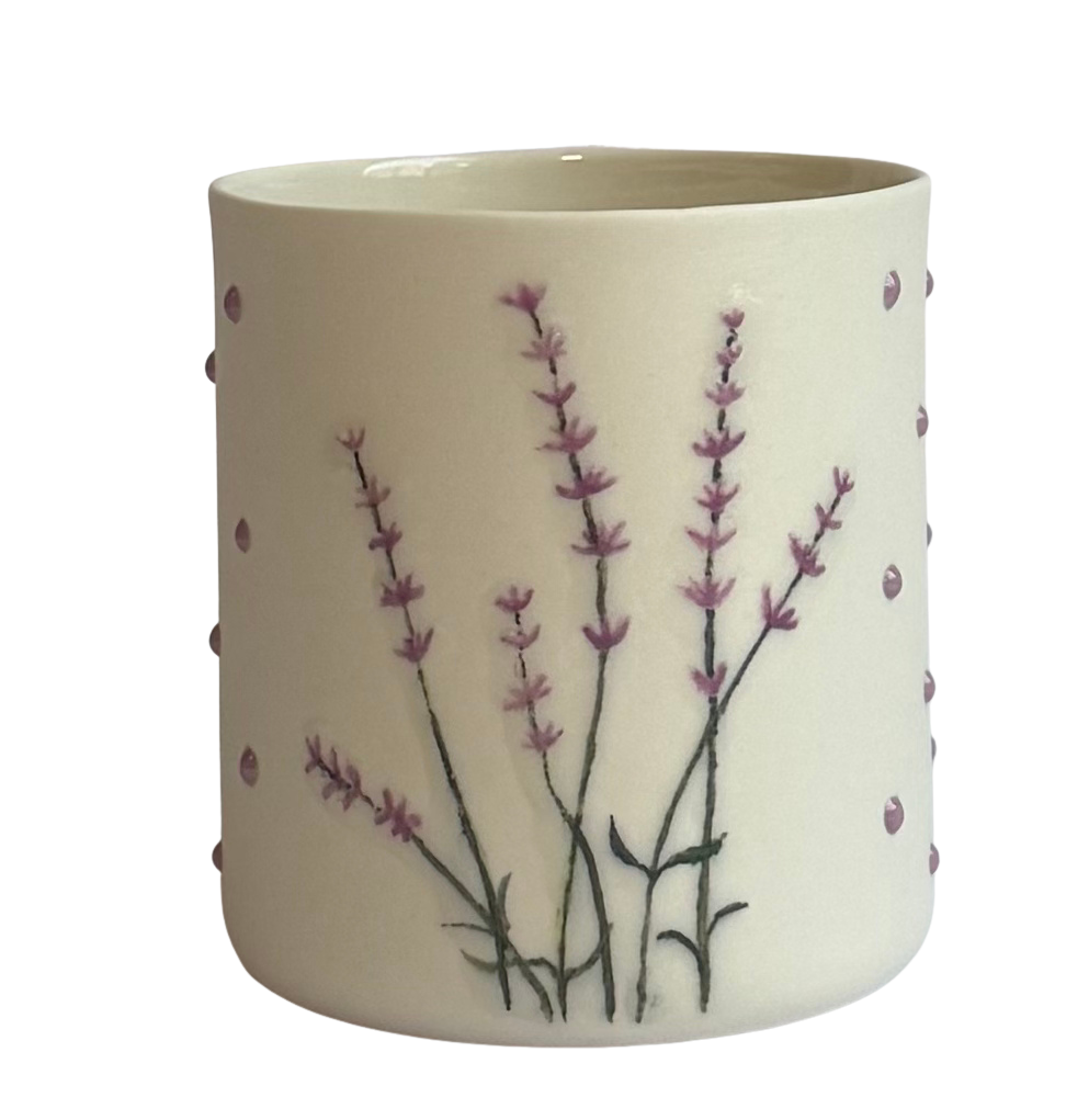 GAIA-LAVENDER/LARGE PORSELEN BARDAK