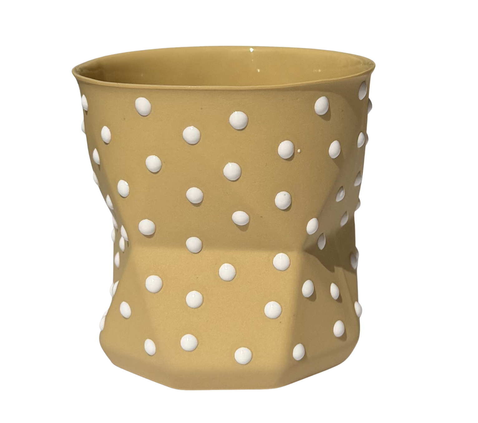 OTTO-HONEY MUSTARD/WHITE PORSELEN BARDAK
