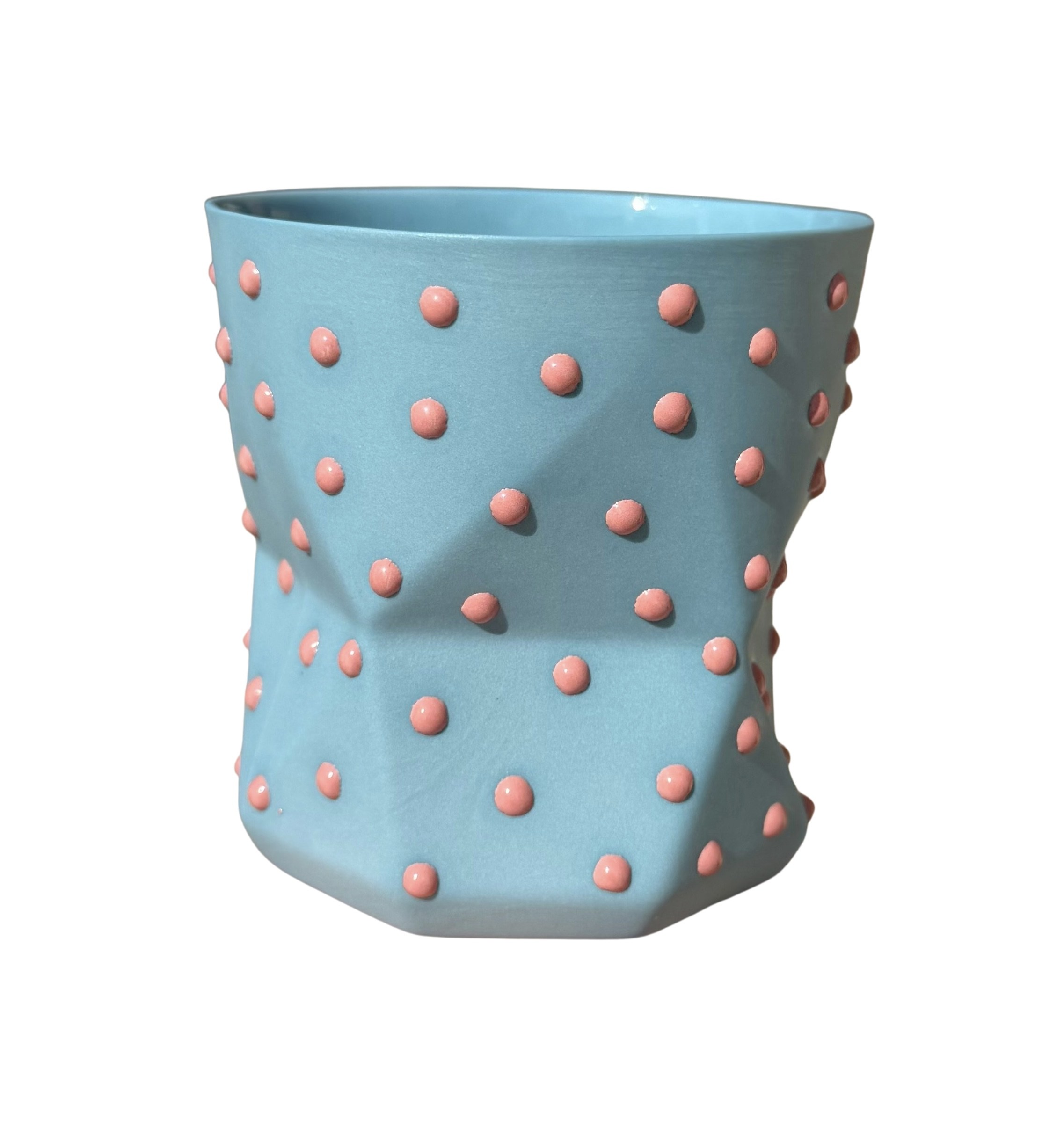 OTTO-SKY BLUE/BLUSH PORSELEN BARDAK