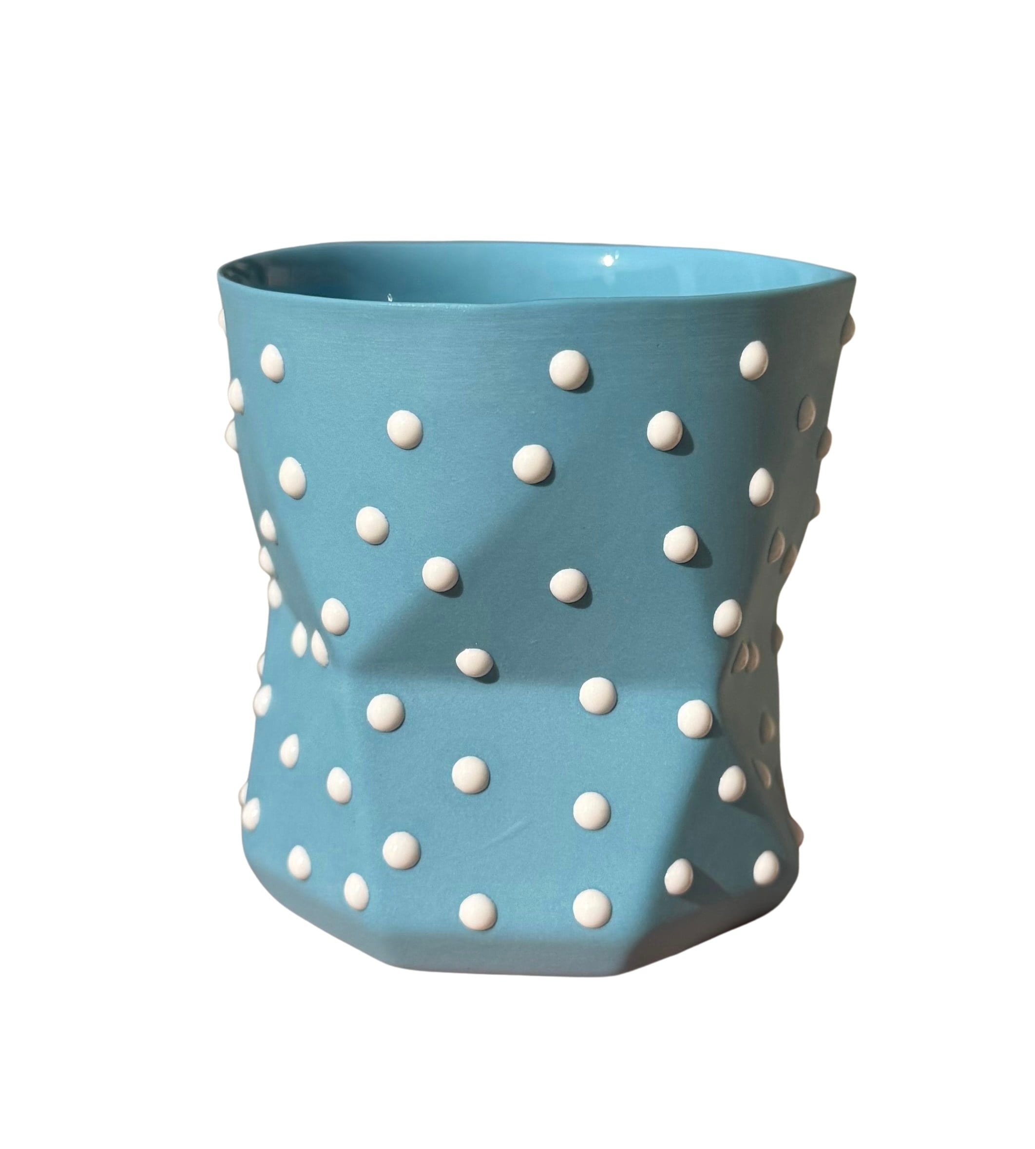 OTTO-SKY BLUE/WHITE PORSELEN BARDAK