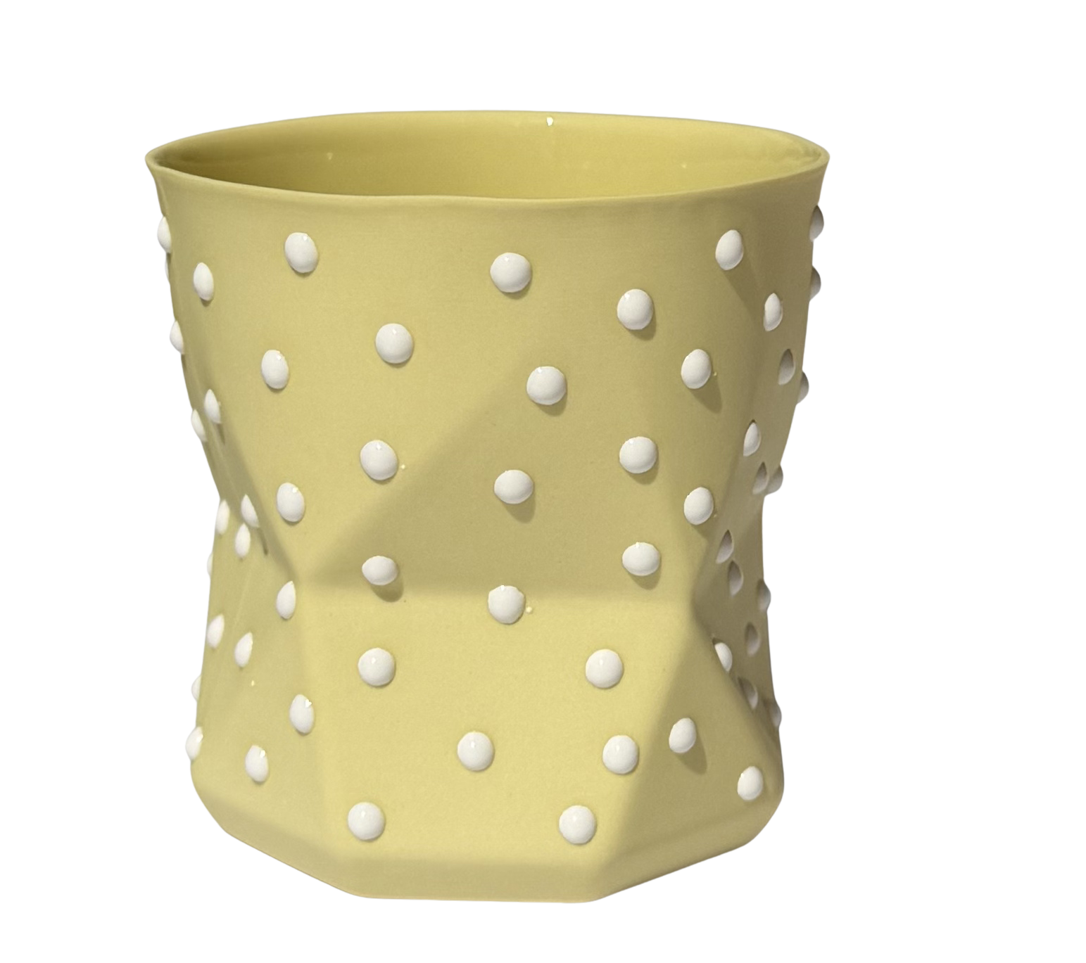 OTTO-YELLOW/WHITE PORSELEN BARDAK