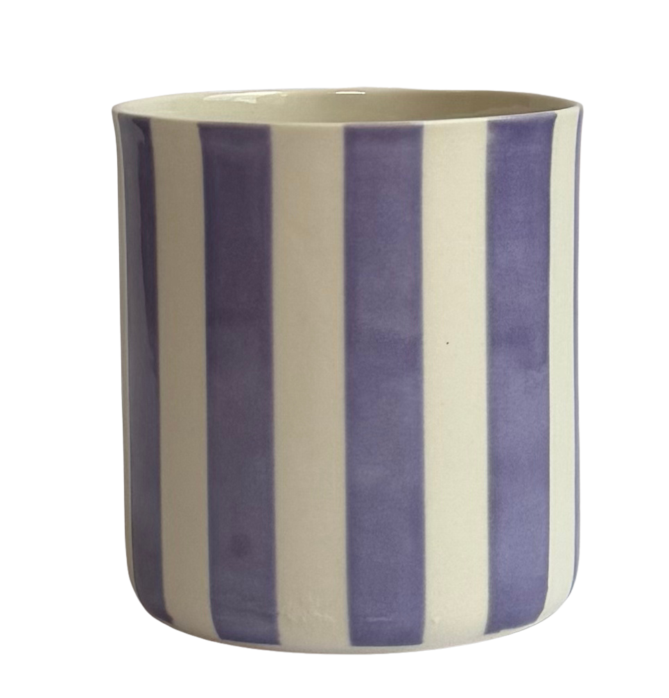 GEO-LINE/ LARGE-Lila PORSELEN BARDAK