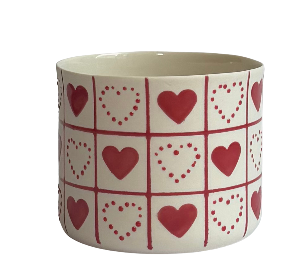LOVE NO 6/MEDIUM PORSELEN BARDAK
