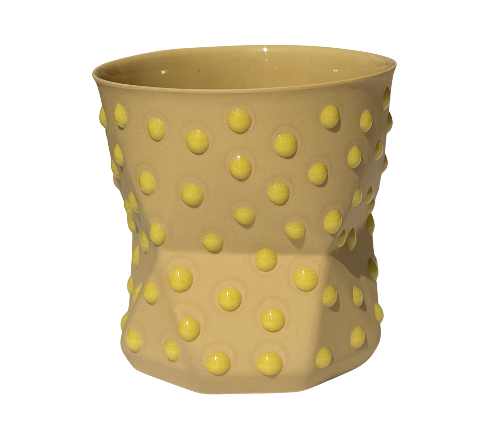 OTTO-HONEY MUSTARD/YELLOW PORSELEN BARDAK