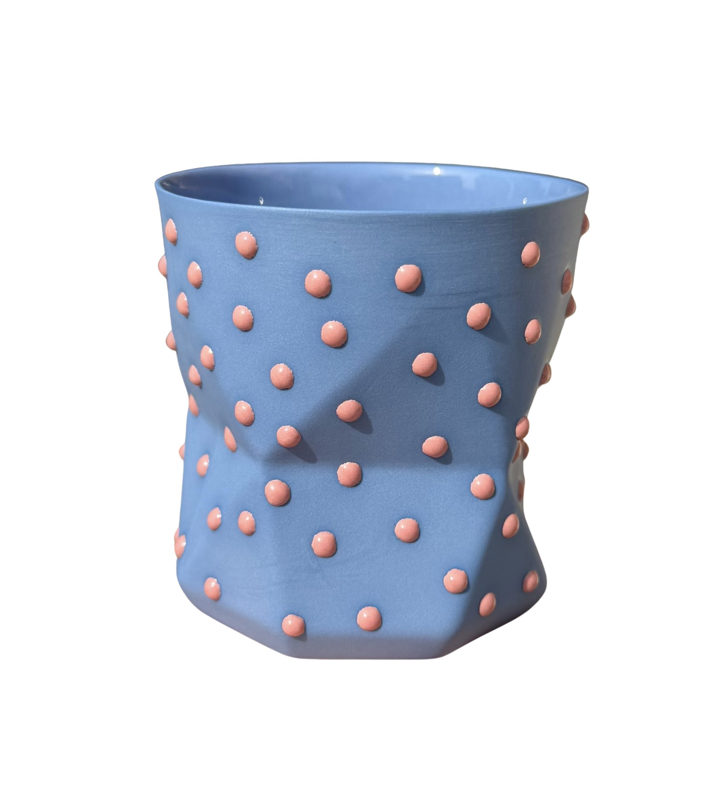OTTO-OCEAN BLUE/BLUSH  PORSELEN BARDAK