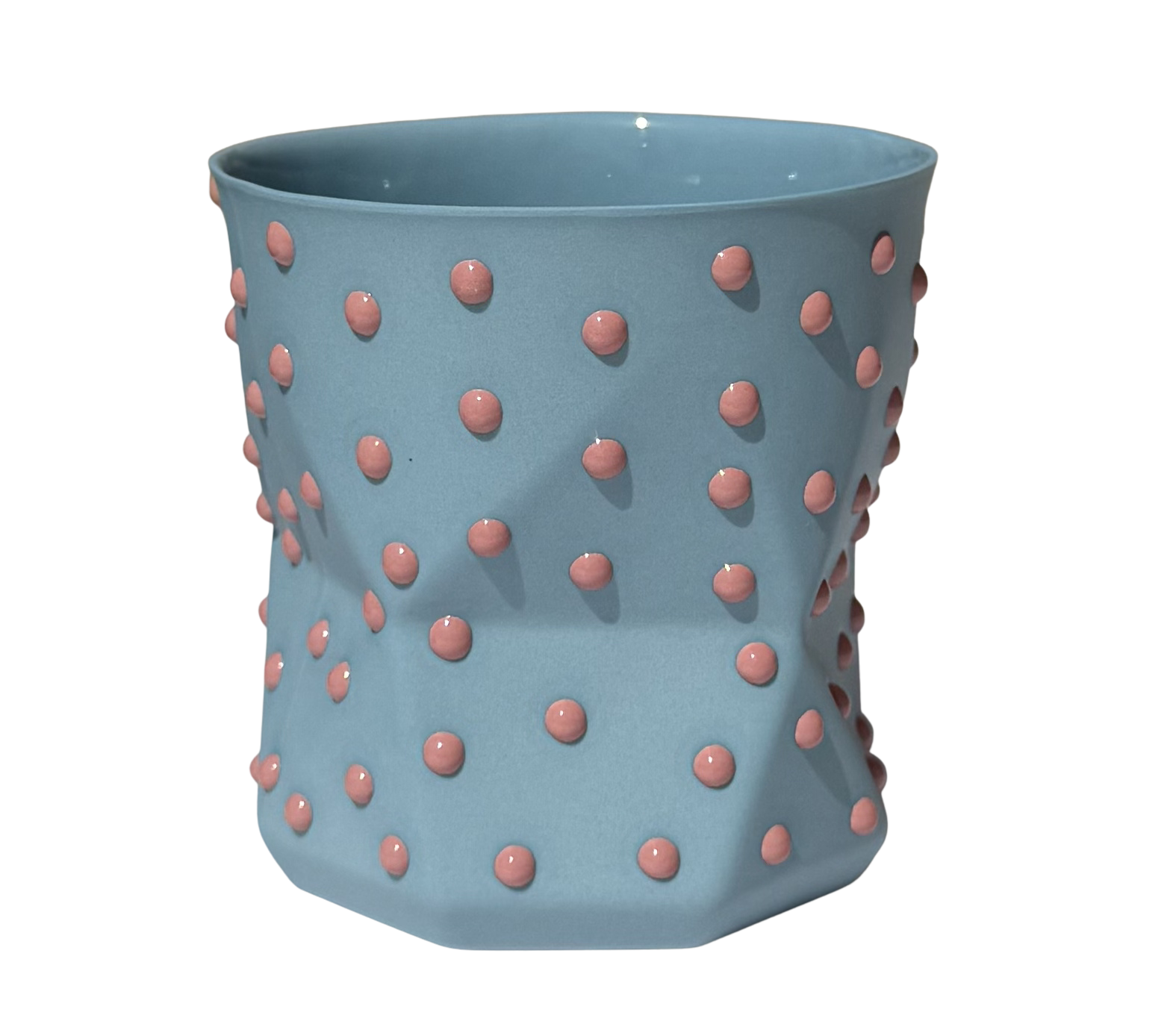 OTTO-SKY BLUE/BLUSH PORSELEN BARDAK