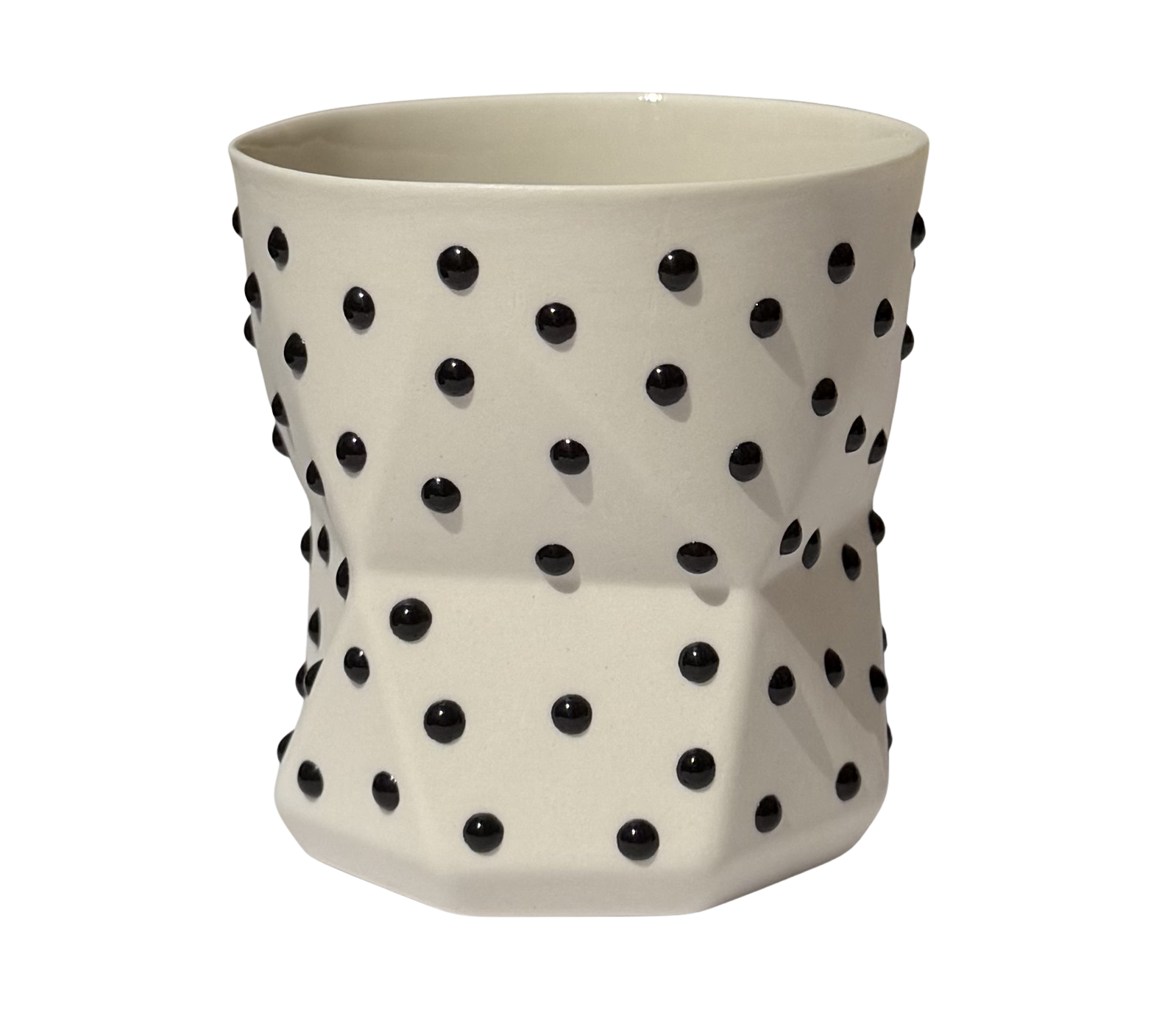 OTTO-WHITE/MIDNIGHT PORSELEN BARDAK