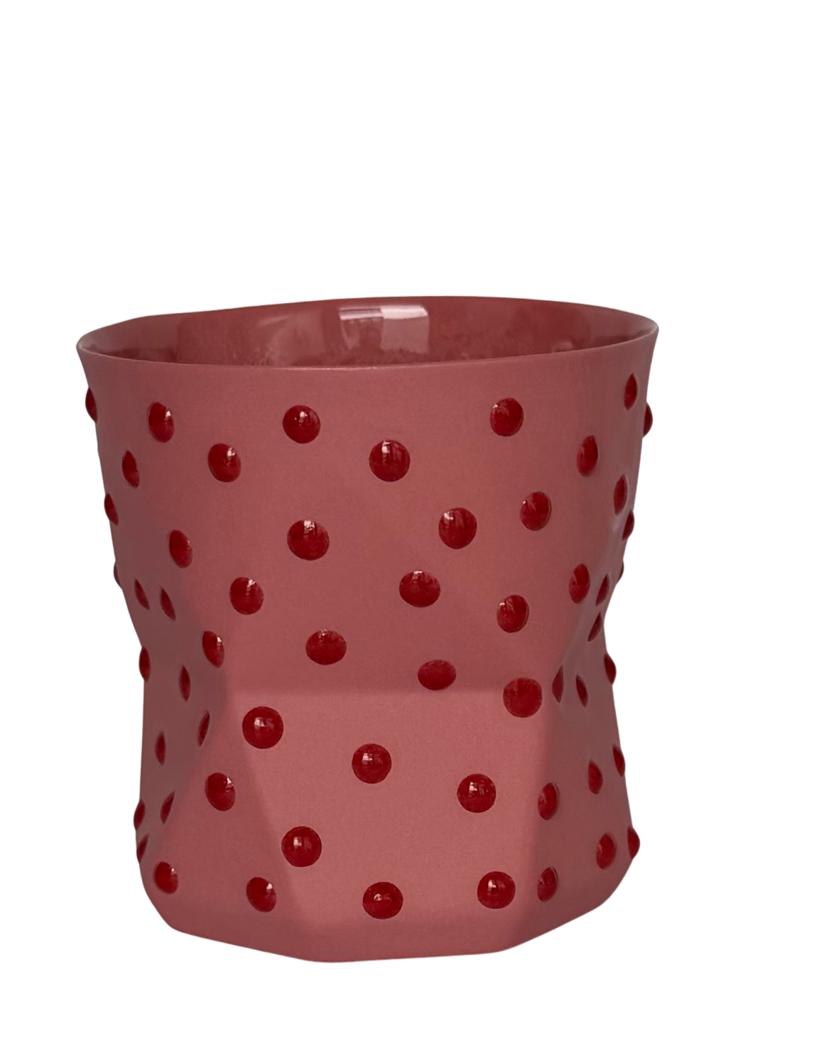 OTTO-WILD BERRY/SCARLET İÇİ BATİK DESENLİ PORSELEN BARDAK