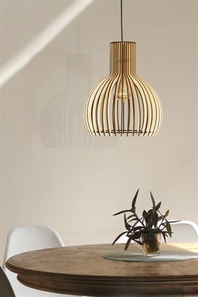 İskandinav Serisi Danish Ahşap Avize Sarkıt