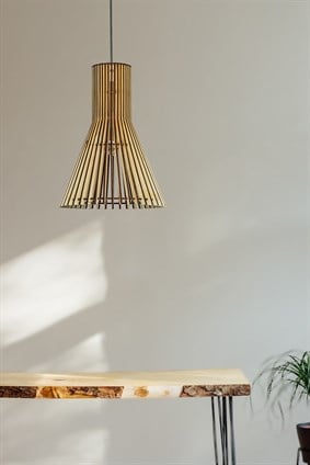 İskandinav Serisi Nordic Ahşap Avize Sarkıt