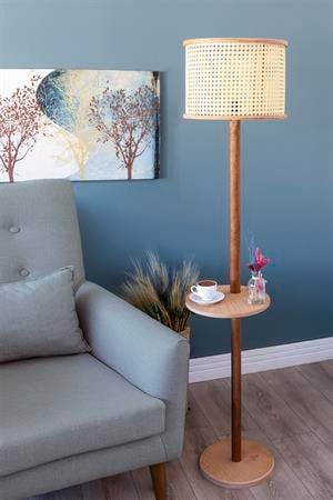 İstanbul Serisi Cihangir Hazeranlı Ahşap Lambader