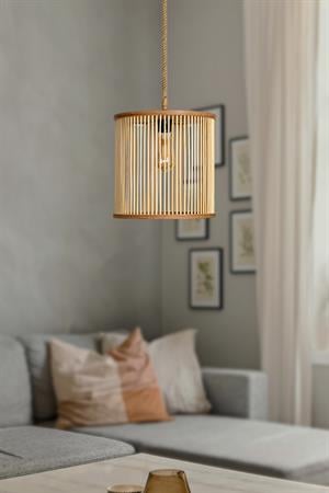 Rustik Bambu Serisi Selen Avize Sarkıt