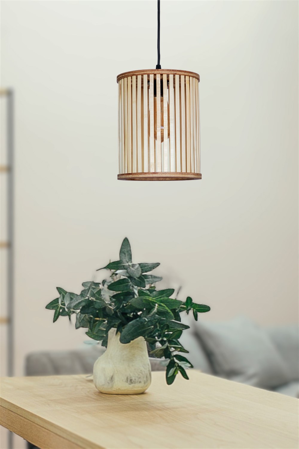 Rustik Serisi Anzer Avize Sarkıt 24cm