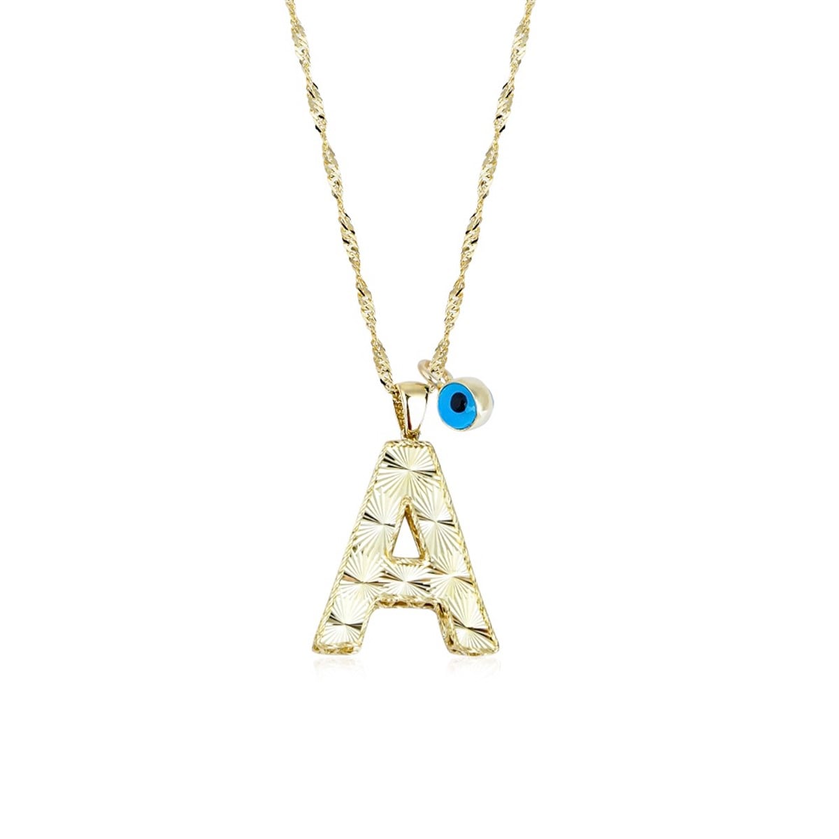Altın A Harf Kolye