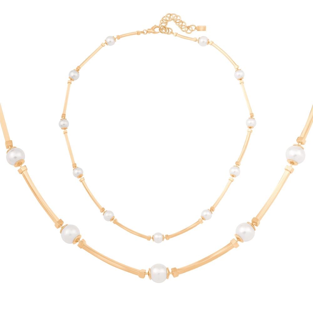 İnci Silindir Kolye