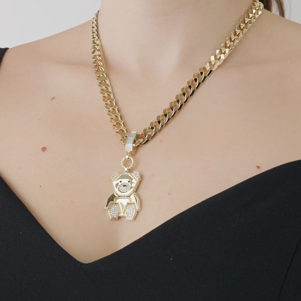 Taşlı Ayıcık Charm