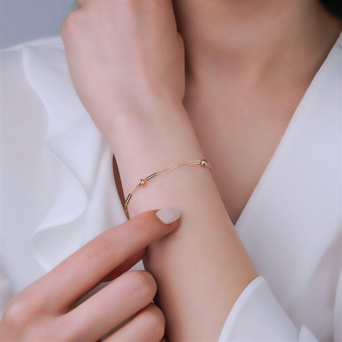 Top Top Altın Bileklik