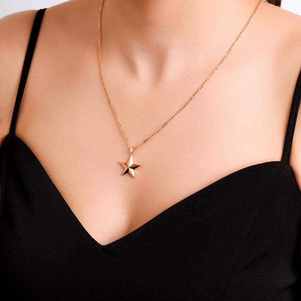 Yıldız Altın Kolye