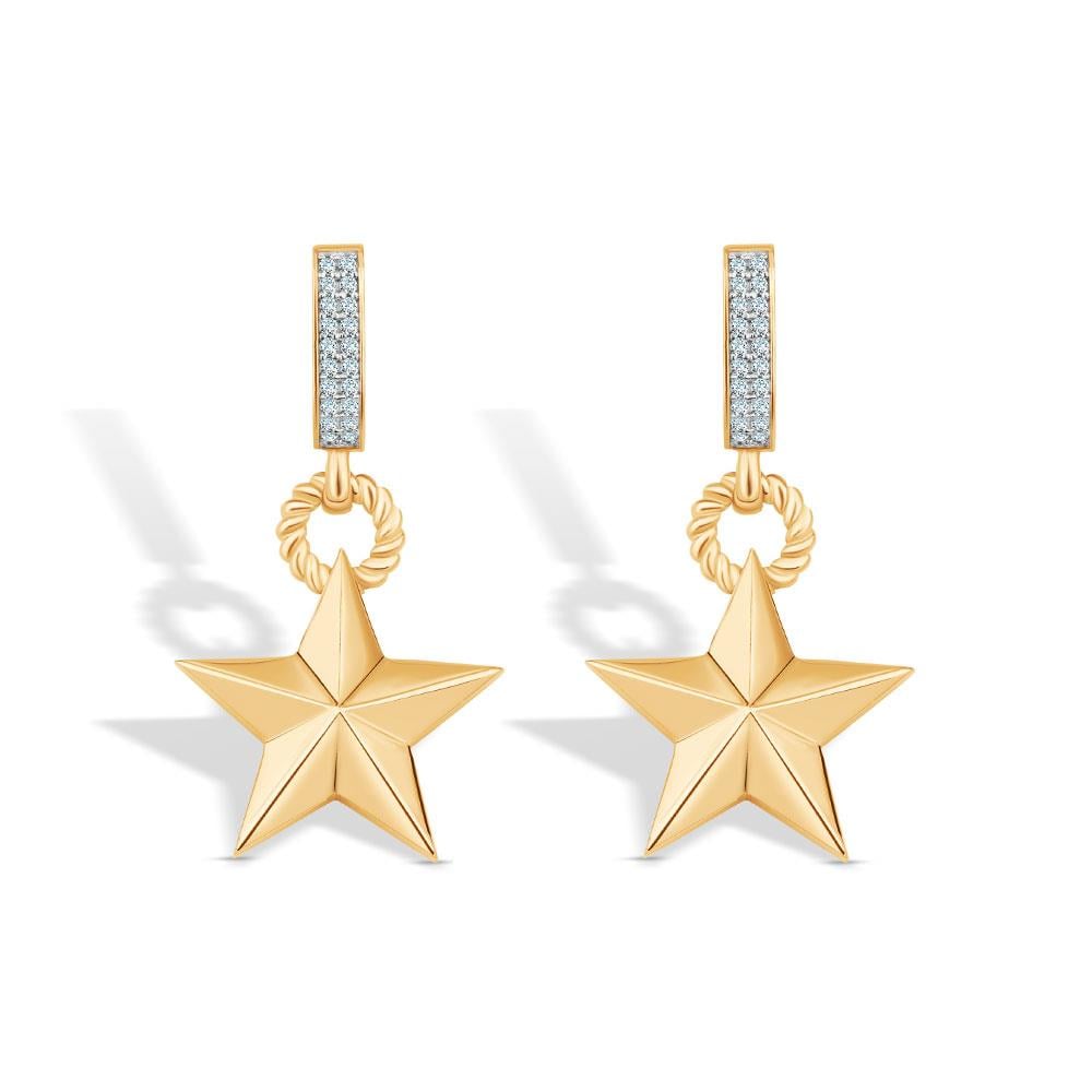 Yıldız Altın Küpe