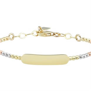 İsim Yazılabilen Altın Çocuk Bilezik