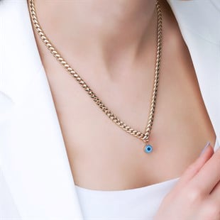 Altın Göz Bebeğim Kolye