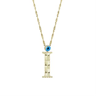 Altın İ Harf Kolye