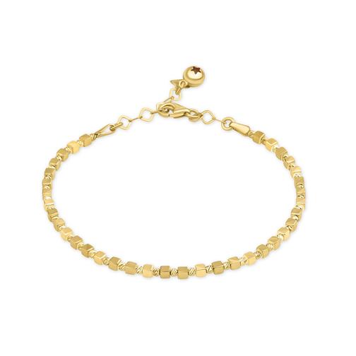 Altın Trend Küp Bileklik