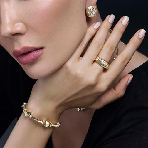 Baget Taşlı Trend Küpe