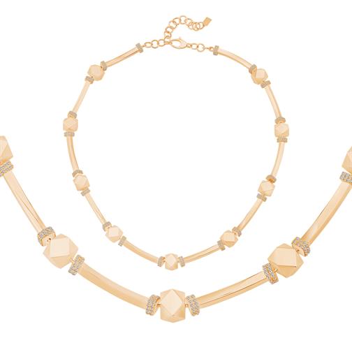 Geometrik Silindir Kolye