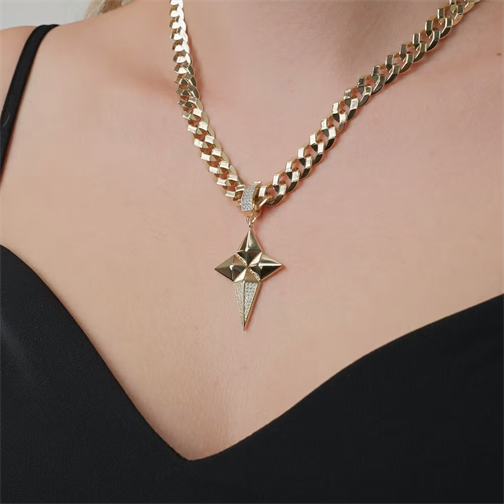 Hareketli Geometrik Yıldız Charm