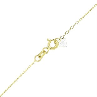 Siyah Harf Altın Kolye