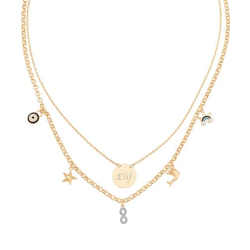 İsim Yazılabilen Şans Kolye