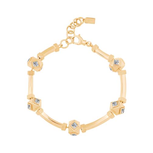 Kare Taşlı Silindir Bileklik