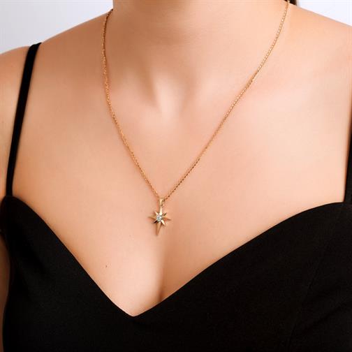 Kuzey Yıldız Tasarım Kolye