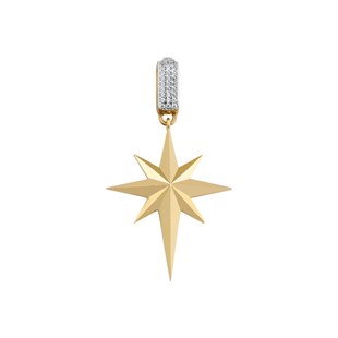 Kuzey Yıldızı Kolye Ucu Charm