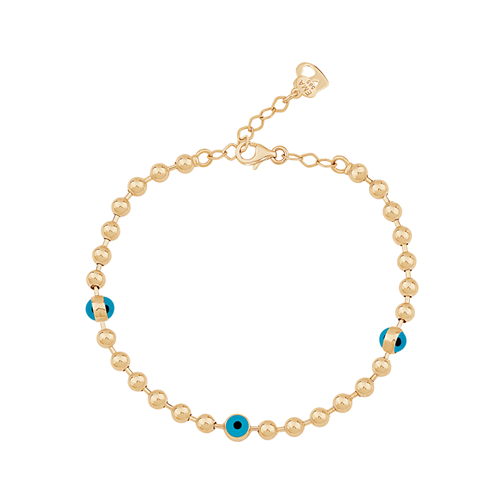 Nazar Boncuklu Top Top Bileklik Çocuk