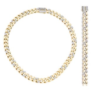 Taşlı Altın 11mm Gurmet Set