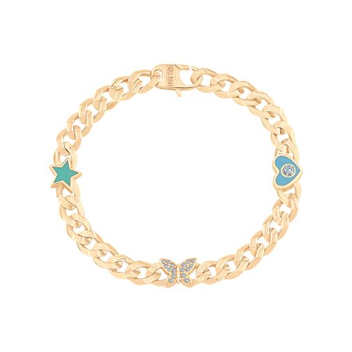 Taşlı Kelebek Gurmet Bileklik Çocuk