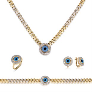 Taşlı Nazar Boncuklu Gurmet Set