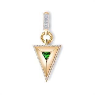 Zümrüt Pramit Kolye Ucu Charm
