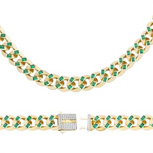 Zümrüt Taşlı Gurmet Set